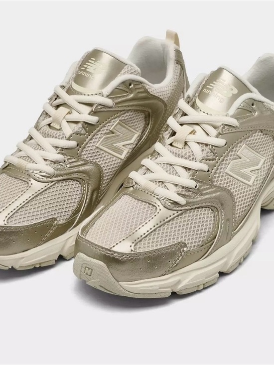 New Balance Shoes - New Balance Women’s Metallic Beige/Tan 530 Style Sneakers